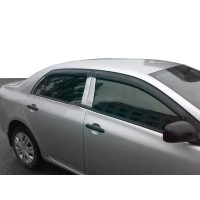 Вітровики (4 шт, HIC) для Toyota Corolla 2007-2013 років.