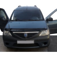 Дефлектор капоту (EuroCap) для Renault Logan MCV 2005-2013 рр.