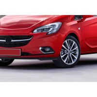 Накладки на противотуманки (2 шт, нерж) Carmos - Турецька сталь для Opel Corsa E 2015↗ рр.