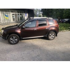 Вітровики з хромом (4 шт, Niken) для Dacia Duster 2008-2018 рр.