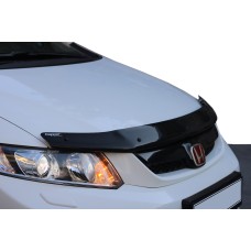 Дефлектор капоту (EuroCap) для Honda Civic Sedan IX 2011-2016 рр.