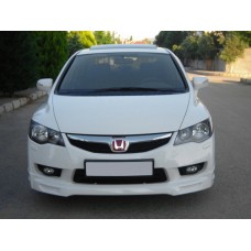 Накладка на передній бампер 2009-2011 (під фарбування) для Honda Civic Sedan VIII 2006-2011рр.