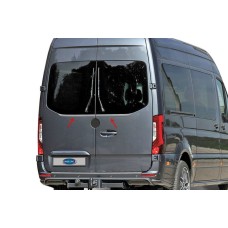 Кромка заднього скла (2 шт, нерж) для Mercedes Sprinter 2018↗ рр.