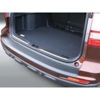 Накладка на задній поріг (2 шт, нерж.) для Honda CRV 2012-2016 рр.