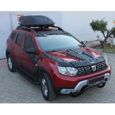 Комплект накладок на капот DRAGON (3 шт) для Dacia Duster 2018↗ рр.