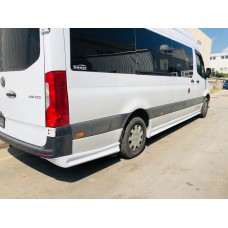 Комплект порогів (під фарбування) L4 - Extra Long для Mercedes Sprinter 2018↗ рр.