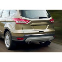 Кромка багажника (нерж.) OmsaLine - Італійська нержавійка для Ford Kuga/Escape 2013-2019 рр.