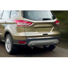 Кромка багажника (нерж.) OmsaLine - Італійська нержавійка для Ford Kuga/Escape 2013-2019 рр.