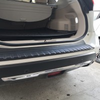 Накладка на задній бампер EuroCap (2017-2021, ABS) для Nissan X-trail T32 / Rogue 2014-2021 рр.