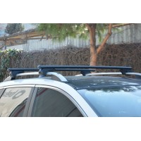 Перемички на звичайні рейлінги під ключ Bold Bar Lite V1 (2 шт) Чорні для Chevrolet Tahoe