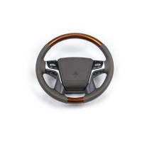 Кермо в зборі (світле дерево) для Toyota Land Cruiser 200