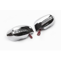 Накладки на дзеркала LED (2 шт, пласт) для Mazda 6 2008-2012 рр.