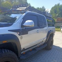 Верхні молдинги дверей (6 шт, ABS) для Volkswagen Amarok 2010-2021 рр.