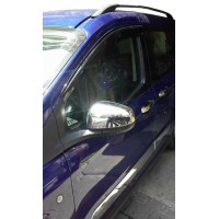 Накладки на дзеркала (2 шт., пласт) Carmos, 2014-2017 для Ford Courier 2014↗ рр.