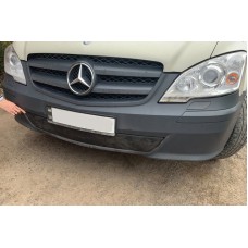 Зимова накладка на бампер (2010-2015) Матова для Mercedes Vito W639 2004-2015рр.