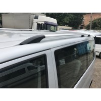 Рейлінги Хром Коротка база, Пластикові ніжки для Volkswagen T5 2010-2015 років.