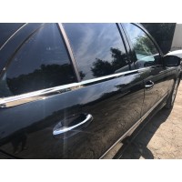Зовнішня окантовка стекол (нерж) SD, Carmos - Турецька сталь (4 шт) для Mercedes E-сlass W211 2002-2009 рр.