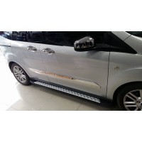 Молдинг дверей (4 шт, нерж) для Ford Courier 2014↗ рр.