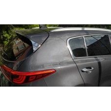 Накладка трикутник на задні двері (нерж) для Kia Sportage 2015-2021 рр.