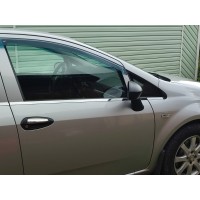 Накладки на ручки (4 шт, нерж) Carmos - Турецька сталь для Fiat Linea 2006-2018 рр.