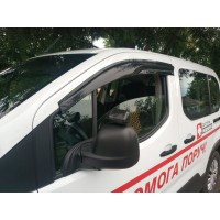 Вітровики (2 шт., Sunplex Sport) для Citroen Berlingo/Multispace 2019↗ рр.