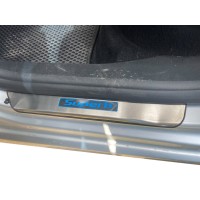 Накладки на пороги Libao (4 шт, нерж) для Skoda Superb 2009-2015 рр.