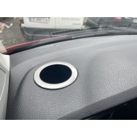 Накладка на підсклянник (2 шт., нерж) для Volkswagen T6 2015↗, 2019↗ рр.