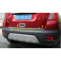 Кромка багажника (нерж.) OmsaLine - Італійська нержавейка для Opel Mokka 2012-2021 рр.