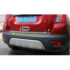 Кромка багажника (нерж.) OmsaLine - Італійська нержавейка для Opel Mokka 2012-2021 рр.