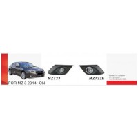 Противотуманки (2 шт, галогенні) для Mazda 3 2013-2019 рр.