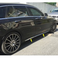 Накладки на молдинг AMG V2 (нерж) для Mercedes C-сlass W205 2014-2021рр.