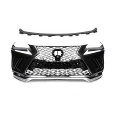 Бампер з решіткою в рестайлінг дизайні для Lexus NX 2014-2021 рр.