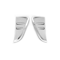 Накладки на зябра хром (2 шт) для BMW X5 F-15 2013-2018рр.