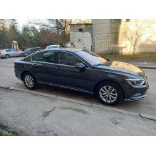 Молдинг дверний SD/SW (8 шт, нерж) Carmos - Турецька сталь для Volkswagen Passat B8 2015↗ рр.