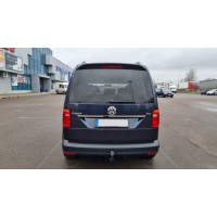 Накладка над номером (1 дверний, нерж.) для Volkswagen Caddy 2015-2020 рр.