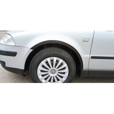 Накладки на арки (4 шт, чорні) Sedan, 2000-2006, ABS для Volkswagen Passat B5 1997-2005 років.