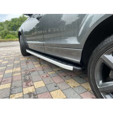 Бокові пороги Fullmond (2 шт., алюміній) для Audi Q7 2005-2015 рр.