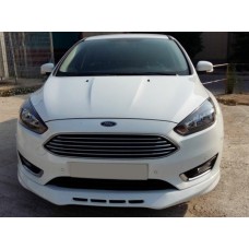 Накладка на передній бампер Sedan 2015-2017 (під фарбування) для Ford Focus III 2011-2017 рр.