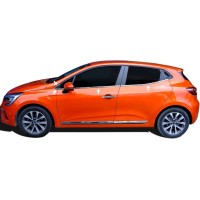 Нижня окантовка вікон (8 шт, нерж) для Renault Clio V 2019↗ рр.
