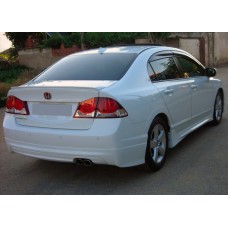 Накладка на задній бампер (під фарбування) для Honda Civic Sedan VIII 2006-2011рр.