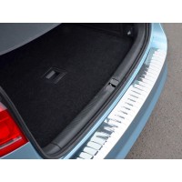 Накладка на задній бампер OmsaLine Глянець (SW, нерж) для Volkswagen Passat B7 2012-2015рр.