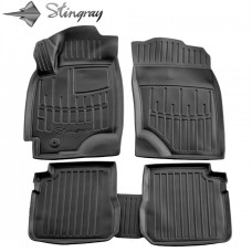 Килимки Stingray 3D (2003-2006, 5 шт, поліуретан) для Mitsubishi Outlander 2001-2006 рр.