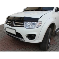 Дефлектор капоту (EuroCap) для Mitsubishi L200 2006-2015 рр.