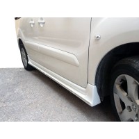 Бокові пороги (під фарбування) для Peugeot Partner Tepee 2008-2018рр.