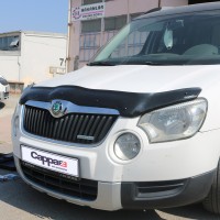 Дефлектор капота 2009-2013 (EuroCap) для Skoda Yeti 2010↗ рр.