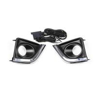 Вставки LED під противотуманки 2013-2017 (к-т) для Toyota Corolla 2013-2019 рр.