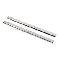 Накладки на пороги Carmos (2 дверна, нерж.) для Seat Leon 2013-2020 рр.