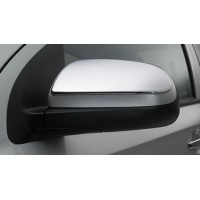 Накладки на дзеркала (2 шт., нерж.) для Chevrolet Aveo T250 2005-2011 рр.