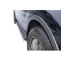 Бокові пороги Maydos V2 (2 шт., нерж) для Mazda CX-7 2006-2012рр.