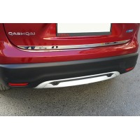 Кромка багажника (нерж.) Carmos - Турецька сталь для Nissan Qashqai 2014-2021рр.